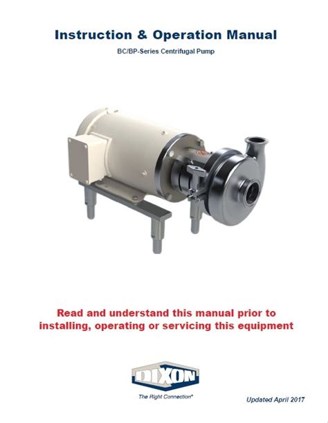 dixon bradford centrifugal pump|Dixon Bradford BC114 Instruction & Operation Manual.